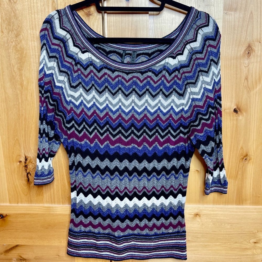 Guess Zig-Zag Pattern Sweater - Picture 2 of 5